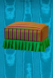 Striped Pattern Moiré Fabric By The Yard – Luxurious Silk  For Interior Design & Special Sewing Projects. / 24 inches - 60 cm Width