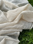 Knitted Mesh Cotton Softened Organic Fabric.