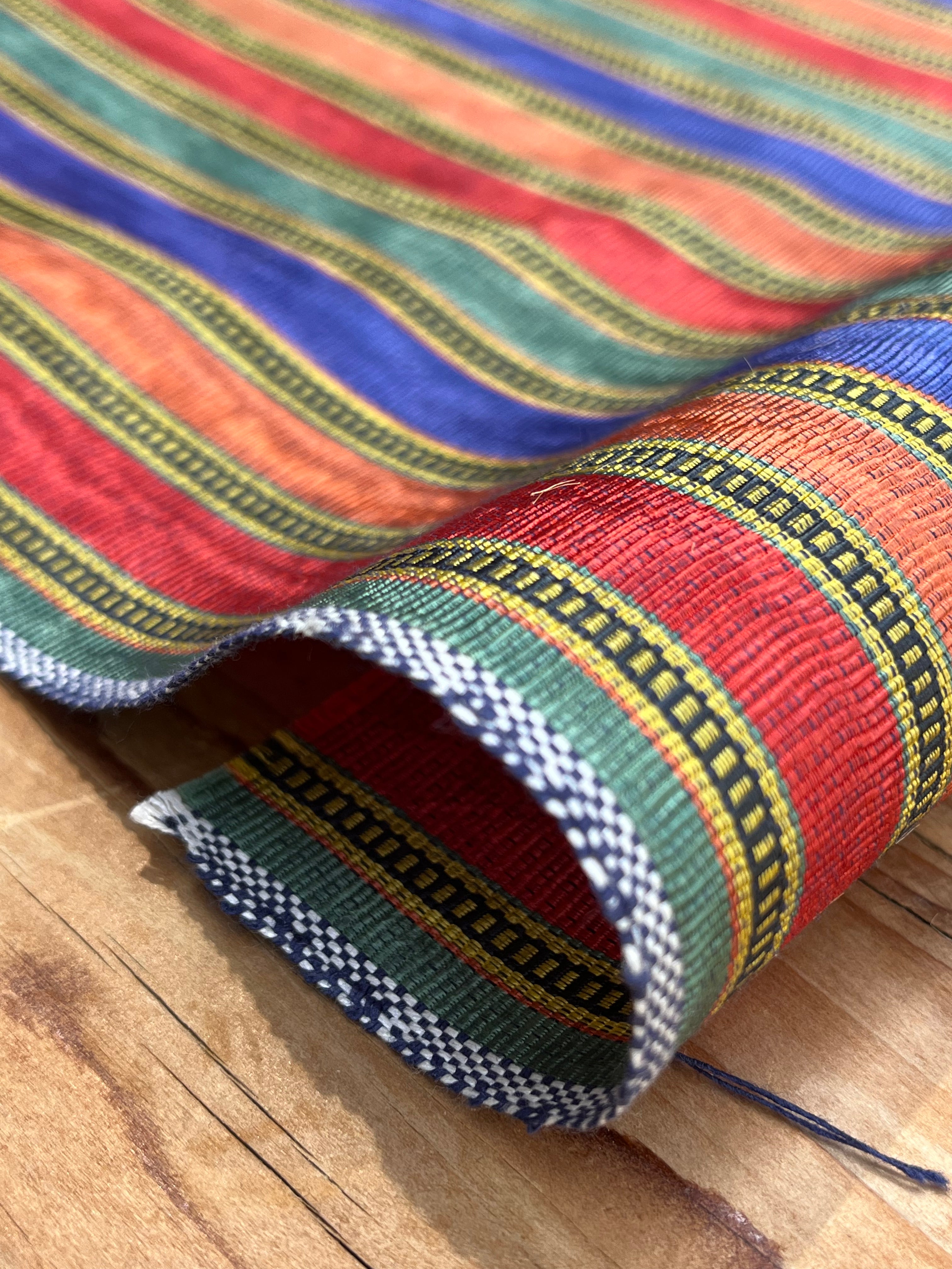 Striped Pattern Moiré Fabric By The Yard – Luxurious Silk  For Interior Design & Special Sewing Projects. / 24 inches - 60 cm Width
