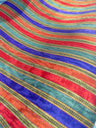 Striped Pattern Moiré Fabric By The Yard – Luxurious Silk  For Interior Design & Special Sewing Projects. / 24 inches - 60 cm Width