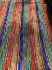 Striped Pattern Moiré Fabric By The Yard – Luxurious Silk  For Interior Design & Special Sewing Projects. / 24 inches - 60 cm Width