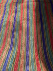 Striped Pattern Moiré Fabric By The Yard – Luxurious Silk  For Interior Design & Special Sewing Projects. / 24 inches - 60 cm Width