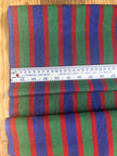 Multi Color Striped Pattern Moiré Fabric By The Yard – Luxurious Silk  For Interior Design & Special Sewing Projects. / 22 inches - 50 cm Width.