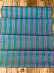 Multi Color Striped Pattern Moiré Fabric By The Yard – Luxurious Silk  For Interior Design & Special Sewing Projects. / 22 inches - 50 cm Width