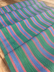 Multi Color Striped Pattern Moiré Fabric By The Yard – Luxurious Silk  For Interior Design & Special Sewing Projects. / 22 inches - 50 cm Width