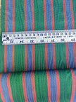Multi Color Striped Pattern Moiré Fabric By The Yard – Luxurious Silk  For Interior Design & Special Sewing Projects. / 22 inches - 50 cm Width