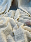 Organic Cotton Gauze Crinkle Fabric by the Yard | 100% Turkish Cotton