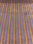 Multi Color Striped Pattern Moiré Fabric By The Yard – Luxurious Silk  For Interior Design & Special Sewing Projects. / 22 inches - 50 cm Width.