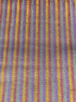 Multi Color Striped Pattern Moiré Fabric By The Yard – Luxurious Silk  For Interior Design & Special Sewing Projects. / 22 inches - 50 cm Width.
