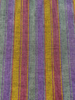 Multi Color Striped Pattern Moiré Fabric By The Yard – Luxurious Silk  For Interior Design & Special Sewing Projects. / 22 inches - 50 cm Width.
