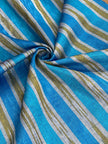Multi Color Striped Pattern Moiré Fabric By The Yard – Luxurious Silk  For Interior Design & Special Sewing Projects. / 22 inches - 50 cm Width.