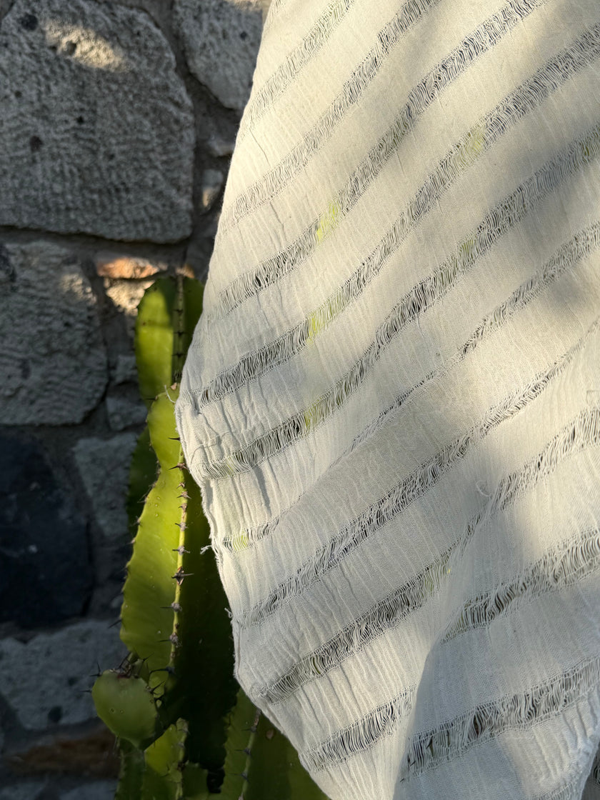 Premium Handwoven Loose Weave Crinkle Cotton Fabric | Resort Wear Textile
