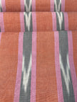 Multi Color Striped Pattern Moiré Fabric By The Yard – Luxurious Silk  For Interior Design & Special Sewing Projects. / 22 inches - 50 cm Width.