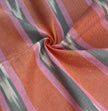Multi Color Striped Pattern Moiré Fabric By The Yard – Luxurious Silk  For Interior Design & Special Sewing Projects. / 22 inches - 50 cm Width.
