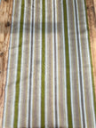 Multi Color Striped Pattern Moiré Fabric By The Yard – Luxurious Silk  For Interior Design & Special Sewing Projects. / 22 inches - 50 cm Width.