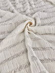 Premium Handwoven Loose Weave Crinkle Cotton Fabric | Resort Wear Textile