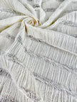 Premium Handwoven Loose Weave Crinkle Cotton Fabric | Resort Wear Textile