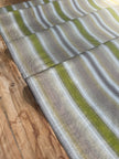 Multi Color Striped Pattern Moiré Fabric By The Yard – Luxurious Silk  For Interior Design & Special Sewing Projects. / 22 inches - 50 cm Width.