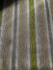 Multi Color Striped Pattern Moiré Fabric By The Yard – Luxurious Silk  For Interior Design & Special Sewing Projects. / 22 inches - 50 cm Width.