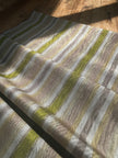 Multi Color Striped Pattern Moiré Fabric By The Yard – Luxurious Silk  For Interior Design & Special Sewing Projects. / 22 inches - 50 cm Width.