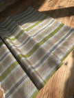Multi Color Striped Pattern Moiré Fabric By The Yard – Luxurious Silk  For Interior Design & Special Sewing Projects. / 22 inches - 50 cm Width.