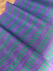 Multi Color Striped Pattern Moiré Fabric By The Yard – Luxurious Silk  For Interior Design & Special Sewing Projects. / 22 inches - 50 cm Width.