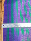 Multi Color Striped Pattern Moiré Fabric By The Yard – Luxurious Silk  For Interior Design & Special Sewing Projects. / 22 inches - 50 cm Width.