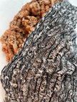 Black White Open Weave Textured Linen Fabric By The Yard Natural Fabrics.