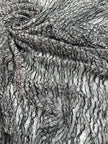 Tissus naturels uniques : mélange de lin et de coton funky, transparent et texturé | Tissus spéciaux de qualité avec texture 3D pour les créations estivales.