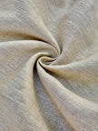 Premium Washed 100% Linen Fabric by the Yard | Natural Oatmeal Linen 190 GSM