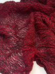 Red Textured Linen Fabric By The Yard Natural Fabrics.