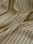 Striped and Textured Silk Linen Fabrics