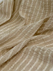Striped and Textured Silk Linen Fabrics