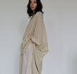Camel Unique Natural Sheer, Textured Cotton Linen Mix Special Fabrics.