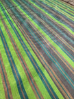 Multi Color Striped Pattern Moiré Fabric By The Yard.