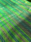 Multi Color Striped Pattern Moiré Fabric By The Yard.