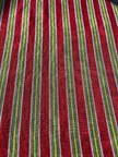 Multi Color Striped Pattern Moiré Fabric By The Yard.