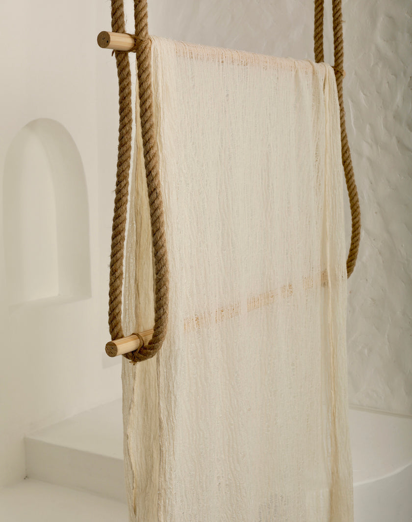 Ivory White Textured Linen Fabric By The Yard Natural Fabrics.
