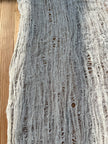 Ivory White Textured Linen Fabric By The Yard Natural Fabrics.