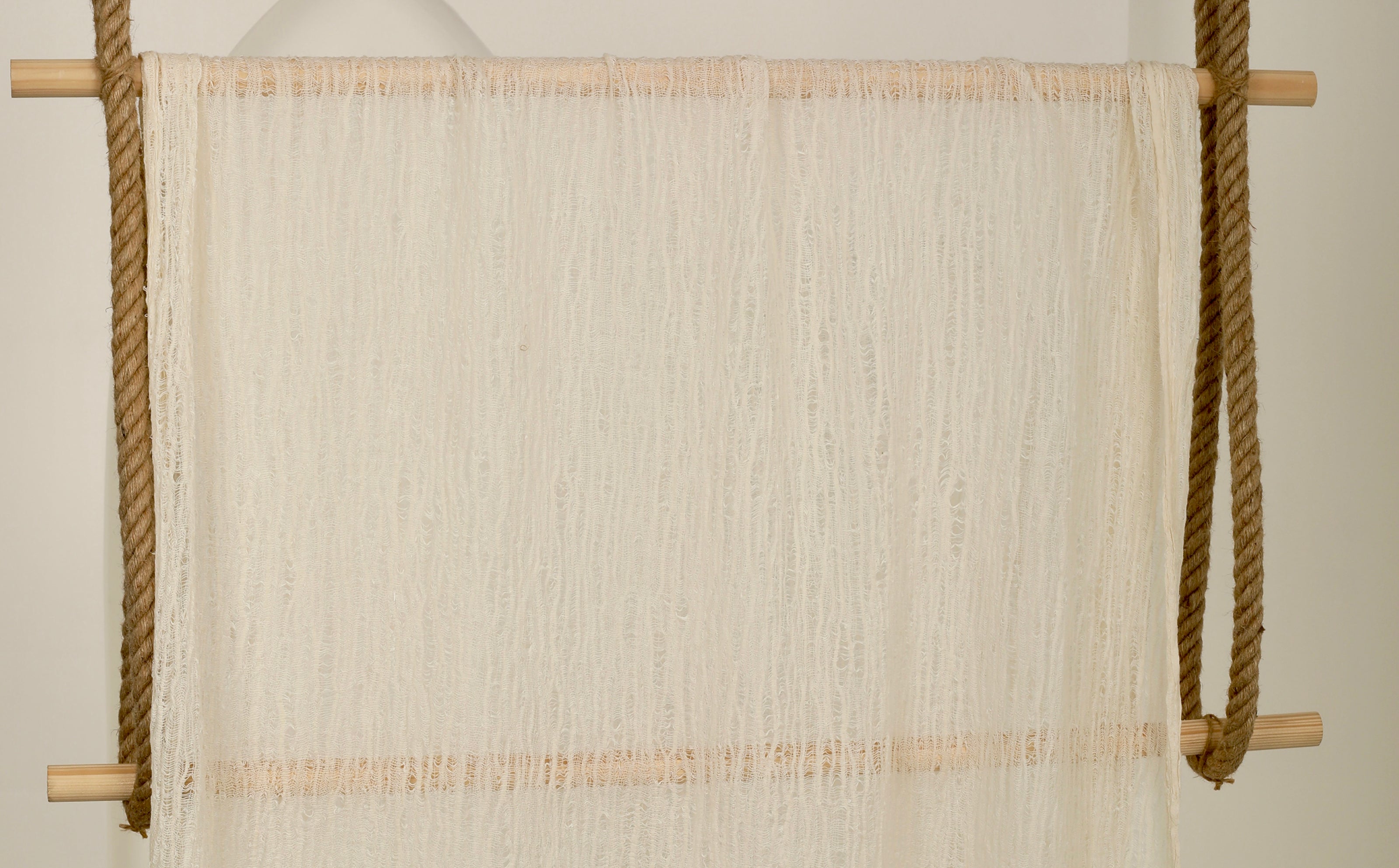 Ivory White Textured Linen Fabric By The Yard Natural Fabrics.