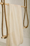 Ivory White Textured Linen Fabric By The Yard Natural Fabrics.
