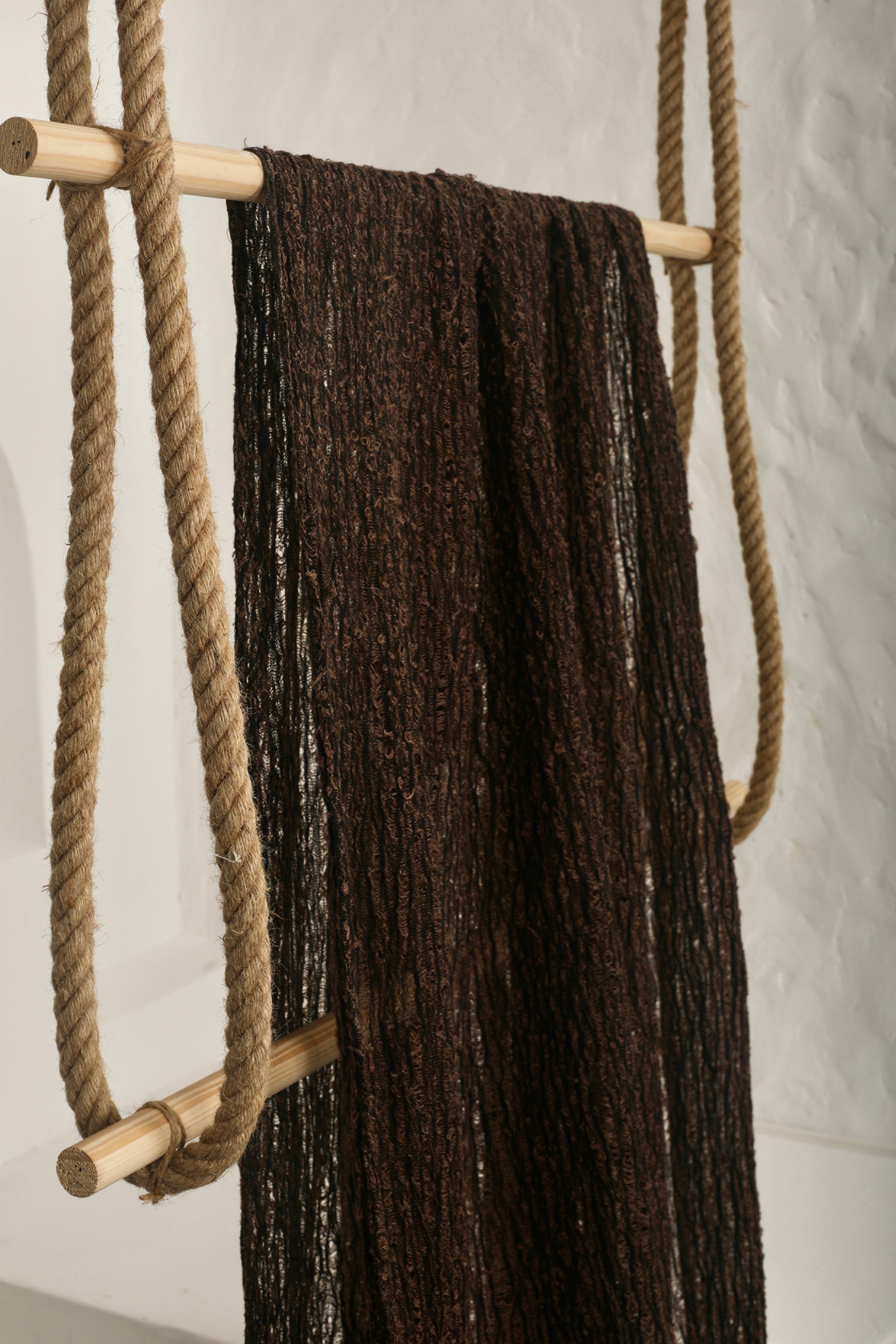 Brown Linen Textured Linen Fabric By The Yard Natural Fabrics.