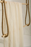 Unbleached, Ivory White Textured Linen Fabric By The Yard Natural Fabrics.