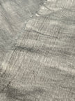 Tissu en coton biologique neutre non blanchi ivoire au mètre, tissu froissé, large largeur.