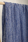 Blue Unique Natural Fabrics: Funky, Sheer, and Textured Cotton Linen.