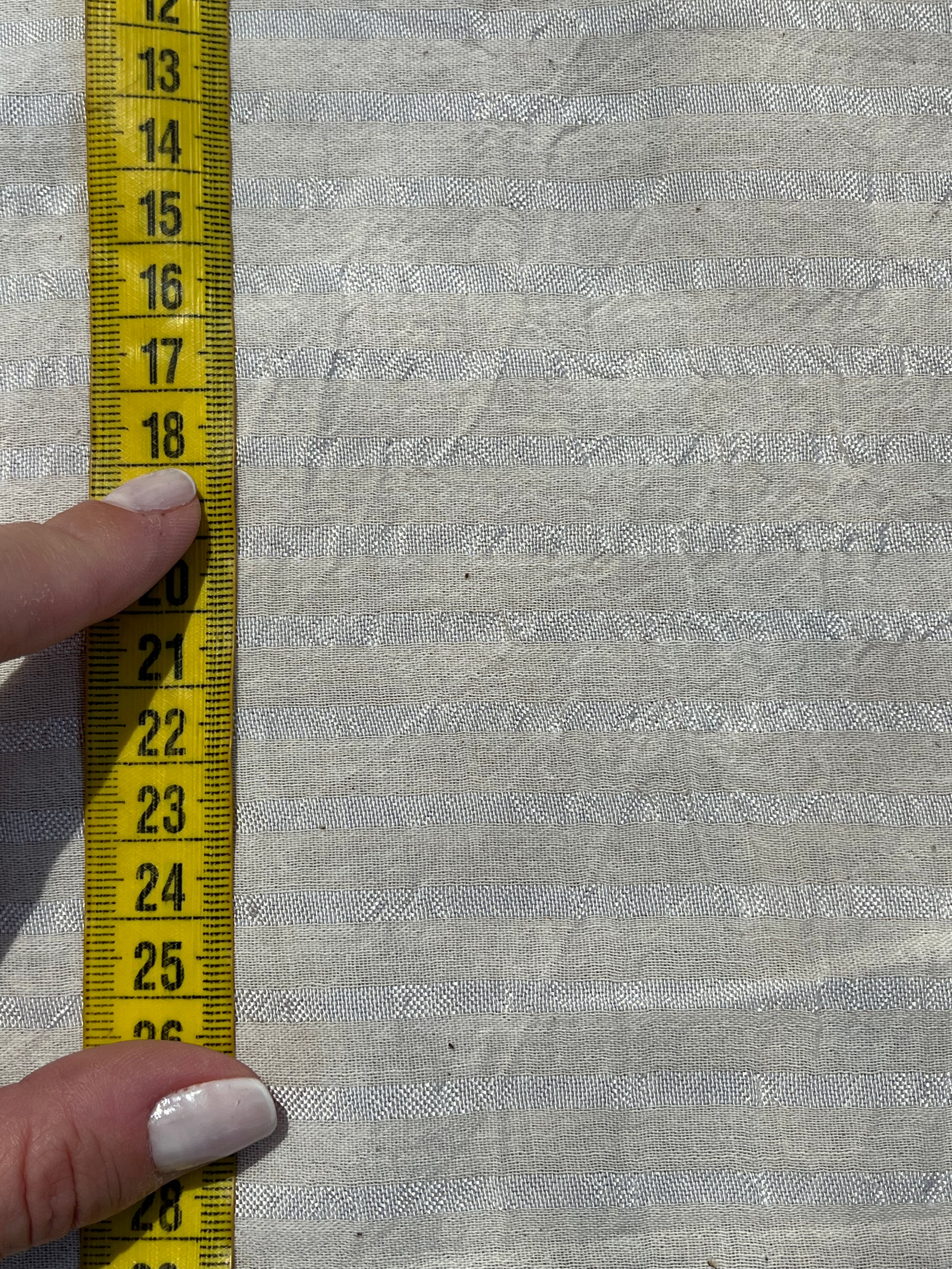 Striped and Textured Silk Linen Fabrics