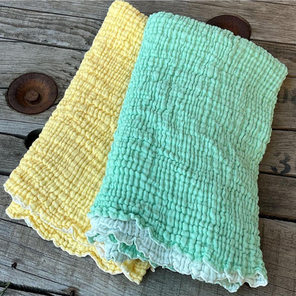 Muslin Fabric By The Yard - Organic Muslin Fabric - Baby Blanket Fabric- 4 Layers