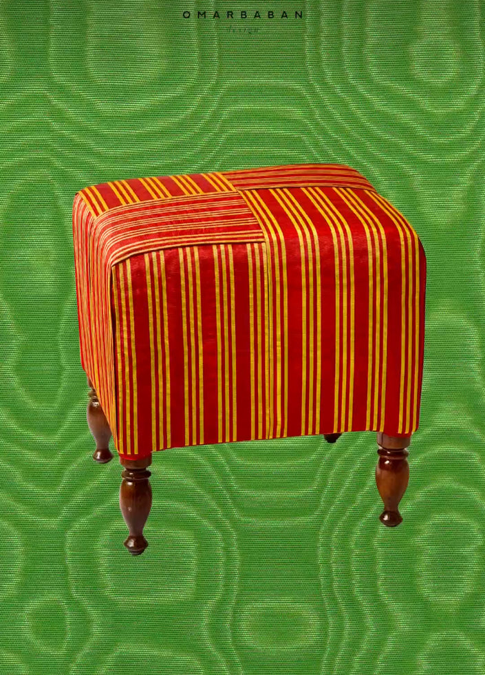 Silk By The Yard. Watermark Design,Moire Silk Fabric.
