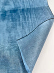 Blue Silk Home Textile Interior Fabrics Watermark Patterns.