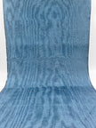 Blue Silk Home Textile Interior Fabrics Watermark Patterns.